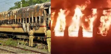 train fire 9 dead 