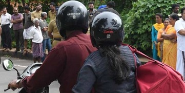  two wheeler passengers cant avoid helmet while travelling 