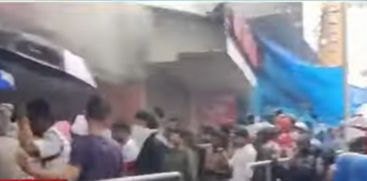 Fire at Textile Shop in Kozhikode 

