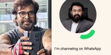 mammootty and mohanlal started their official whatsapp channels, mammootty and mohanlal news