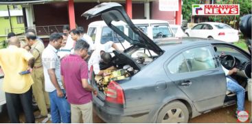 
A young man was caught with 180 liters of foreign liquor in his car