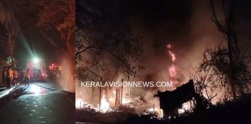 FIRE BROKE OUT AT CHALIYAM 