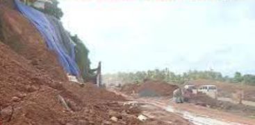 
Excavation for national road development; Six families are in danger in Malappuram