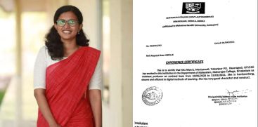 Non Bailable Case Against SFI Leader K Vidhya For Creating Fake Documents