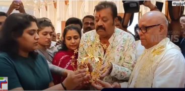 What is the amount of gold in the gold crown given by Sureshgopi? A special committee was formed