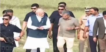 PM Modi visits Train accident site in Odisha