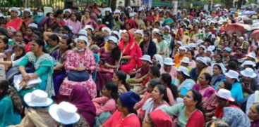 24th Day of Asha Workers' Day & Night Strike