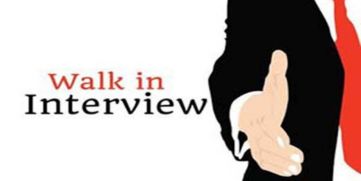 walk in interview