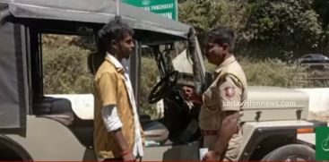 practicing in jeeps with students; The motor vehicle department arrested the driver