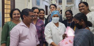 New born baby abandoned by mother gets a new life