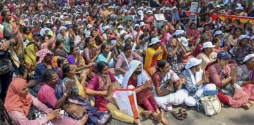 ASHA Workers' Protest