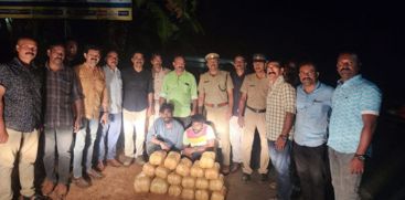 Trivandrum: 45 kg ganja seized in car