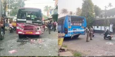 30 injured in Private bus accident at Thrissur