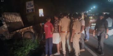 A bus and a lorry collided in Vadakanchery