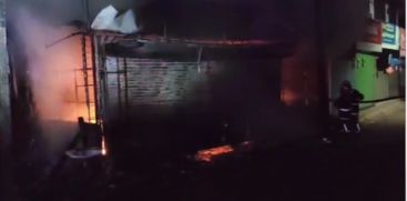 A shop caught fire in Thrissur Kuttur 