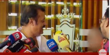 Suresh Gopi misbehaved with media worker