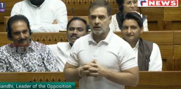 Rahul Gandhi lashed out at the Prime Minister in the Lok Sabha