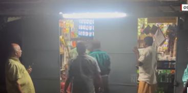 A gang of four entered the shop and beat up the small trader