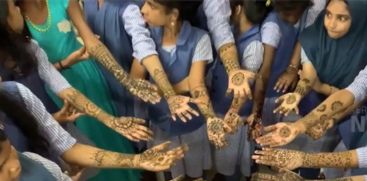 Mehandi Fest in Nileswaram Govt. HSS Kozhikode