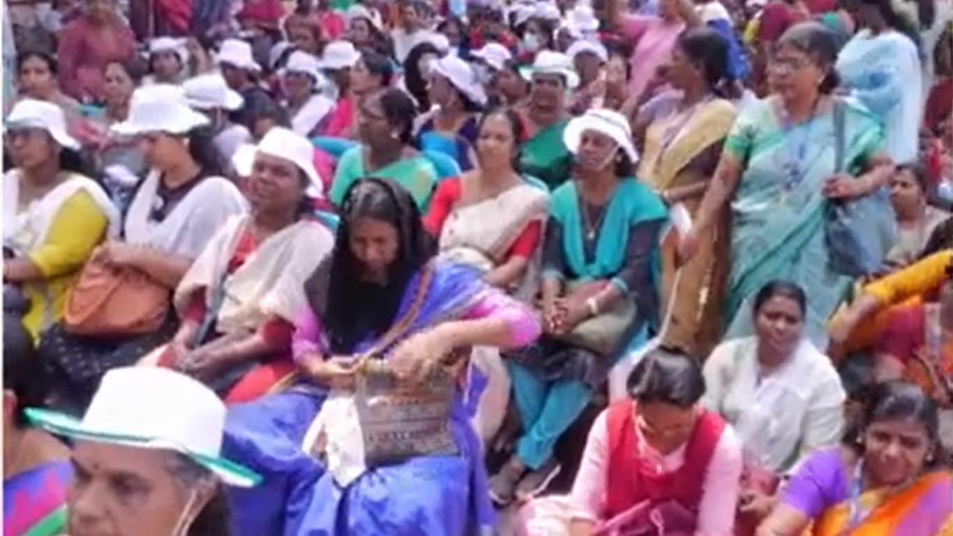 asha workers protest