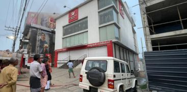 Fire at Kalyan Silks in Thrissur