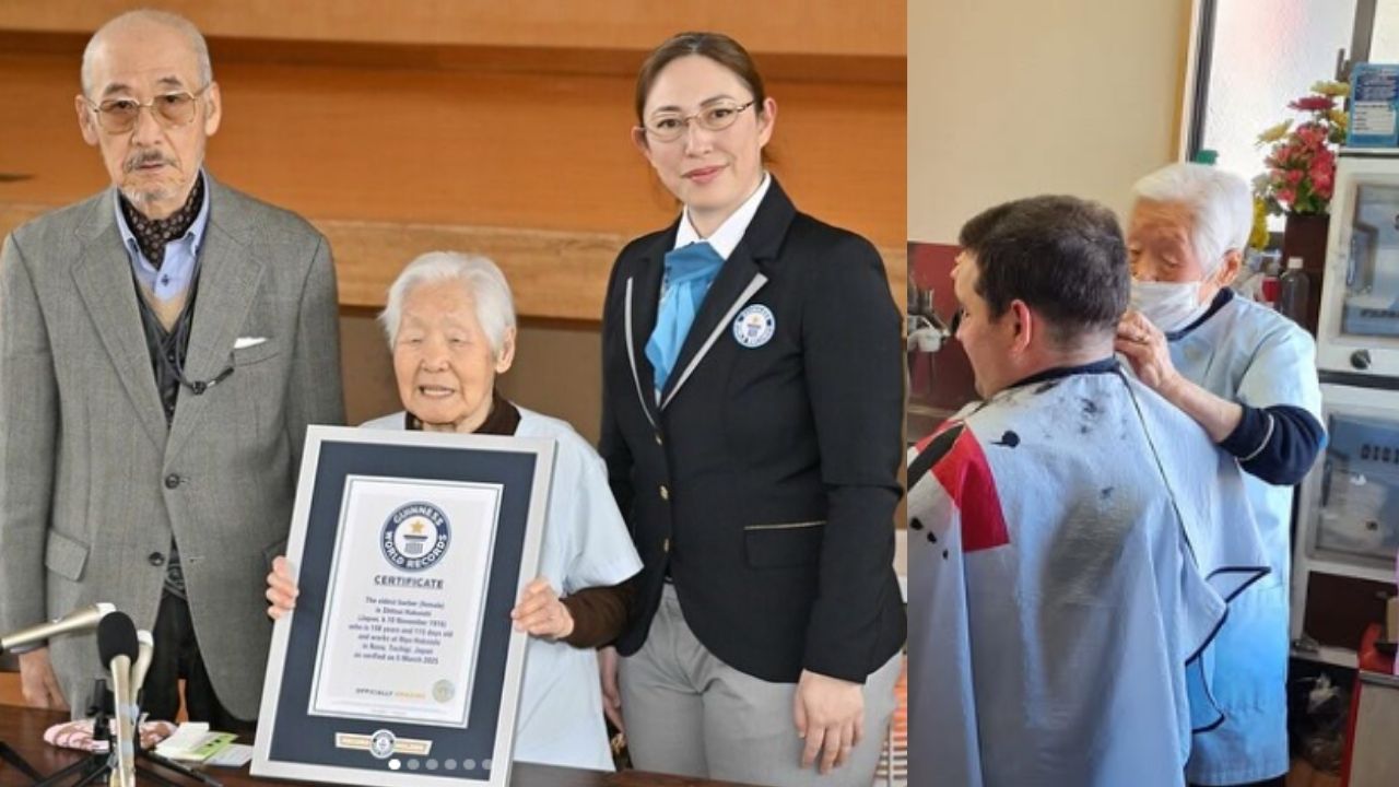 108-Year-Old Japanese Woman Named World's Oldest Barber (Guinness)