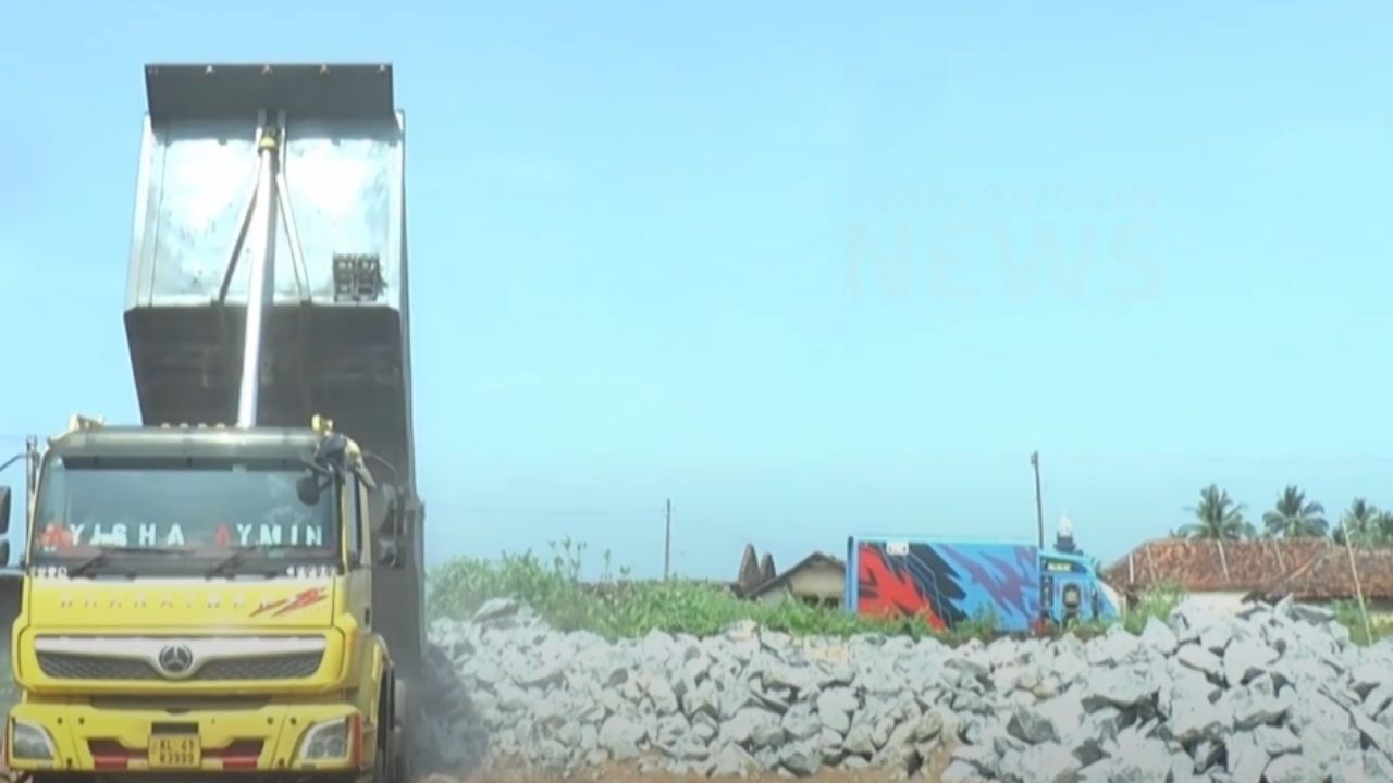 construction of sea wall