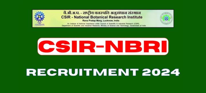 NBRI Recruitment 2024: Apply Now for Various Positions