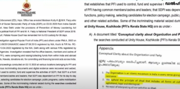 ED's Serious Findings Against SDPI