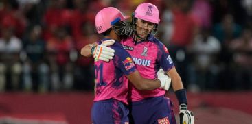 Rajasthan Royals beat Punjab Kings by Four Wickets
